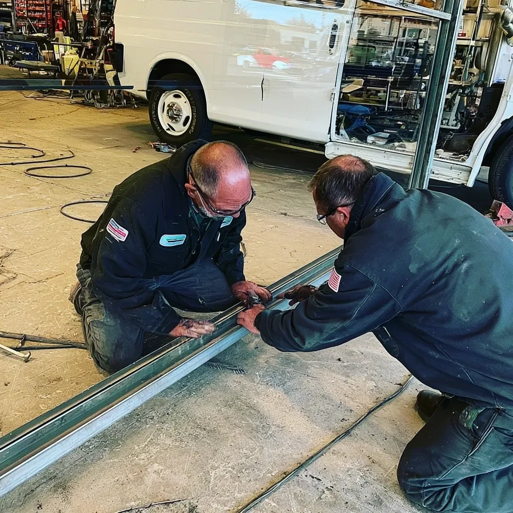 Residential garage door spring repair in Leawood, KS